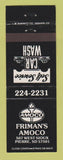 Matchbook Cover - Amoco oil gas Friman's Pierre SD