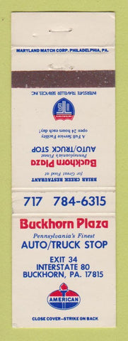Matchbook Cover - Amoco oil gas Buckhorn Plaza Buckhorn PA