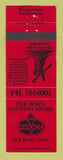 Matchbook Cover - Amoco oil gas Elk Horn IA