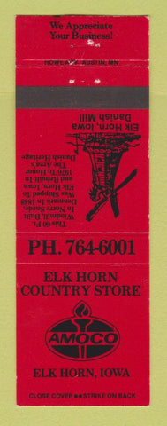 Matchbook Cover - Amoco oil gas Elk Horn IA