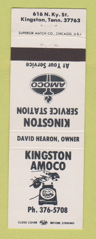 Matchbook Cover - Amoco oil gas Kingston TN