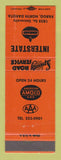 Matchbook Cover - Amoco oil gas Interstate Standard Fargo ND