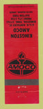 Matchbook Cover - Amoco oil gas Kingston TN Dayton Tires RED