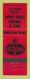 Matchbook Cover - Amoco oil gas Bill's Food Shop Boonville MO