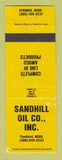 Matchbook Cover - Amoco oil gas Sandhill Thedford NE WEAR