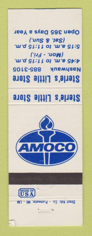 Matchbook Cover - Amoco oil gas Sterle's Little Store Nashwauk MN
