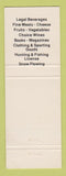 Matchbook Cover - Amoco oil gas Mort's Grocery Spofford NH