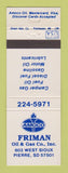 Matchbook Cover - Amoco oil gas Friman Pierre SD