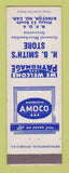 Matchbook Cover - Amoco oil gas HB Smith's Kinston NC