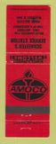 Matchbook Cover - Amoco oil gas Schaeffer's McClosky ND