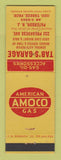 Matchbook Cover - Amoco oil gas Tab's Garage Paterson NJ