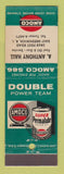Matchbook Cover - Amoco oil gas A Anthony Hall East Greenwich RI