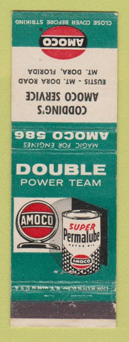 Matchbook Cover - Amoco oil gas Codding's Mount Dora FL WEAR