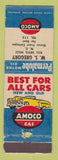 Matchbook Cover - Amoco oil gas WS Gregory Kill Devil Hills NC WEAR