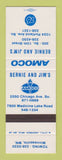 Matchbook Cover - Amoco oil gas Bernie and Jim's Minneapolis MN SAMPLE