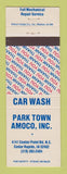 Matchbook Cover - Amoco oil gas Park Town Cedar Rapids IA
