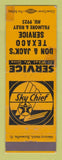 Matchbook Cover - Texaco oil gas Don & Jack's Buffalo NY WEAR LAMINATED