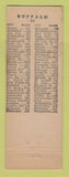 Matchbook Cover - Texaco oil gas Don & Jack's Buffalo NY WEAR LAMINATED