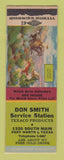 Matchbook Cover - Texaco oil gas Don Smith Fort Worth TX LAMINATED