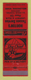Matchbook Cover - Texaco oil gas Horton's Bellingham WA LAMINATED