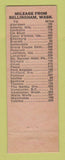Matchbook Cover - Texaco oil gas Horton's Bellingham WA LAMINATED