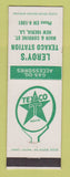 Matchbook Cover - Texaco oil gas Leroy's New Iberia LA LAMINATED