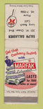 Matchbook Cover - Texaco oil gas Ralph Gallagher Long Beach CA WORN