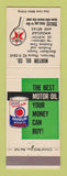 Matchbook Cover - Texaco oil gas Murton Harrison MI