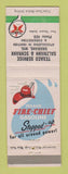 Matchbook Cover - Texaco oil gas Salzmann & Schrank Shawano WI