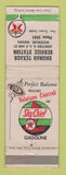 Matchbook Cover - Texaco oil gas Shuman Waterloo IN WEAR