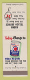 Matchbook Cover - Texaco oil gas Koehn Perryton TX