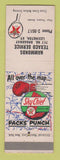 Matchbook Cover - Texaco oil gas Hammonds Lexington KY
