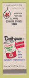 Matchbook Cover - Texaco oil gas Mace Fox Lake WI low phone #