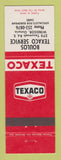 Matchbook Cover - Texaco oil gas Boulos Windsor ON