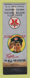 Matchbook Cover - Texaco oil gas Bartlett's Rumney Depot NH WORN LAMINATED