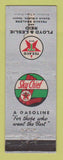 Matchbook Cover - Texaco oil gas Floyd & Leslie Reid Coeur D Alene ID LAMINATED