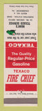Matchbook Cover - Texaco oil gas Hank's Coudersport PA