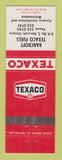 Matchbook Cover - Texaco oil gas Bancroft ON