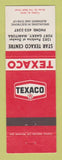 Matchbook Cover - Texaco oil gas Star Centre Fort Garry MB