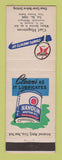 Matchbook Cover - Texaco oil gas Carl Hagstrom Ironwood MI