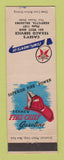 Matchbook Cover - Texaco oil gas Casey's Henryetta OK
