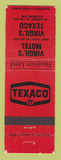 Matchbook Cover - Texaco oil gas Virgil's Motel Gatlinburg TN