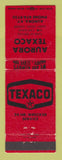 Matchbook Cover - Texaco oil gas Aurora KY