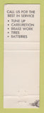 Matchbook Cover - Texaco oil gas Hersh's Aurora Colorado