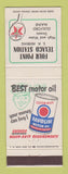 Matchbook Cover - Texaco oil gas Four Point Guilford ME