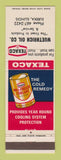 Matchbook Cover - Texaco oil gas Wuethrich Eureka IL