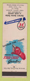 Matchbook Cover - Texaco oil gas Shorten's Fort Scott KS