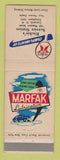 Matchbook Cover - Texaco oil gas Ritchie's Concord NH