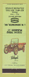 Matchbook Cover - Texaco oil gas JW Drinkwater Orono ME