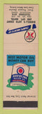 Matchbook Cover - Texaco oil gas Bidwell's Motel Pocatello ID